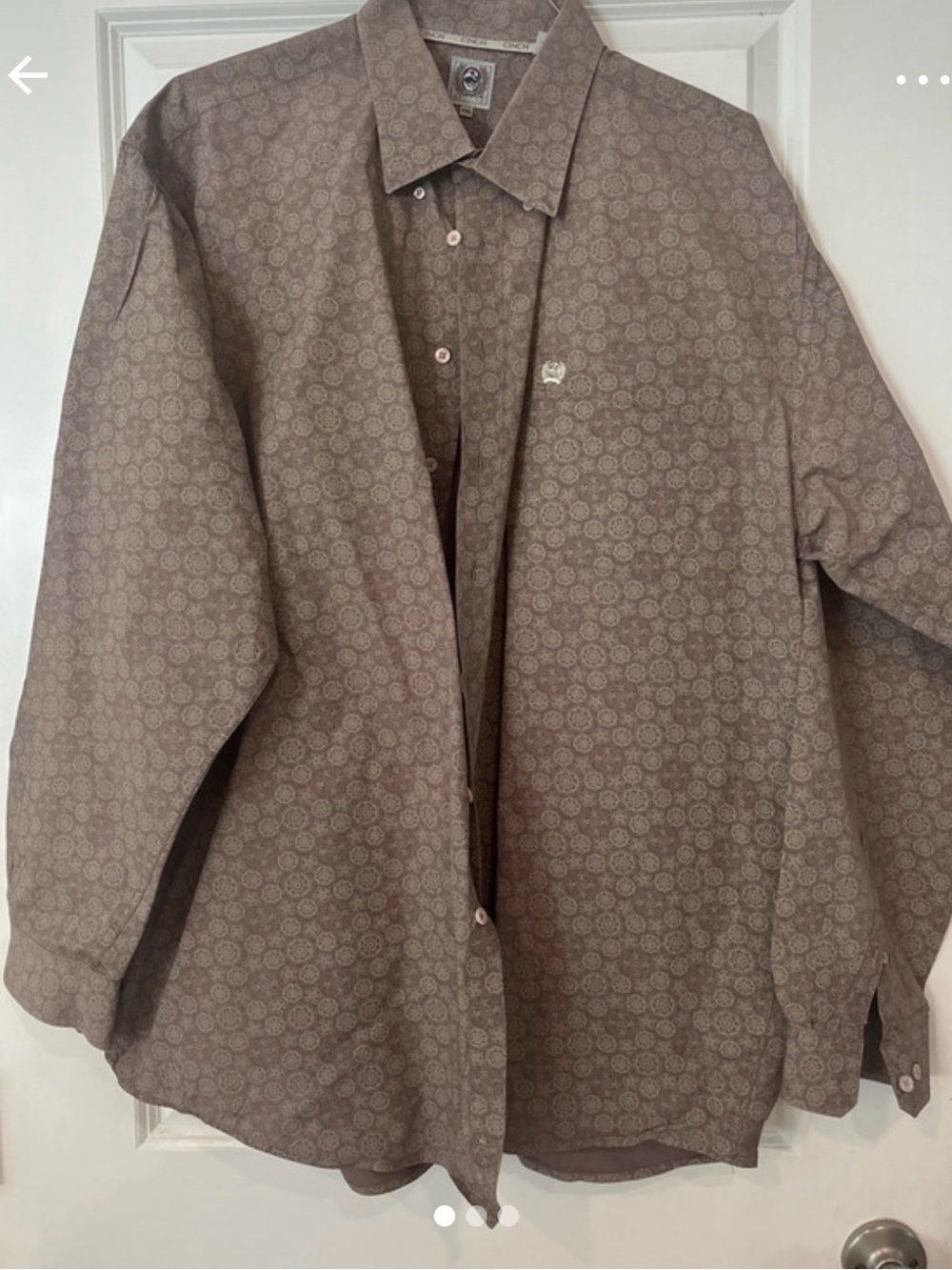 Cinch Men's Taupe Patterned Shirt Jacket